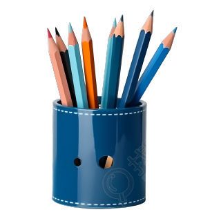 可商用学习用品彩色铅笔PNG素材