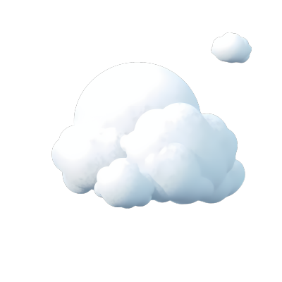 蓝天白云图形素材PNG透明背景高清设计元素