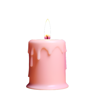 粉色蜡烛高清PNG图形素材
