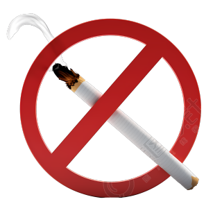 禁烟标志白底图
