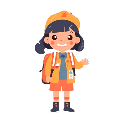 可爱幼儿园儿童PNG图形素材