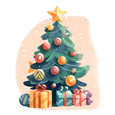 可商用圣诞树PNG图形素材