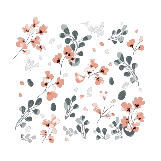 小清新手绘小花素材PNG透明背景