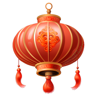 传统红灯笼PNG图形素材