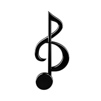 手绘艺术感音符图形素材