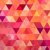 粉黄色与粉红色的三角形图案