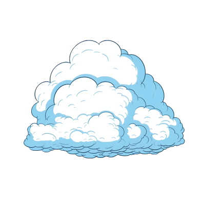 透明背景高清云朵PNG动态图形素材