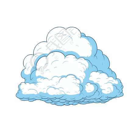 透明背景高清云朵PNG动态图形素材