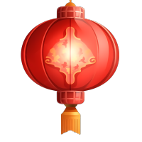 可商用高清PNG透明背景中国风红灯笼素材