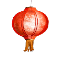 红银风格中国风灯笼UI PNG免费下载