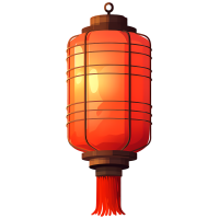 红灯笼插画设计