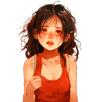 卡通女孩高清图形素材