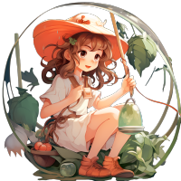 魔法少女风格的水果晶片PNG素材