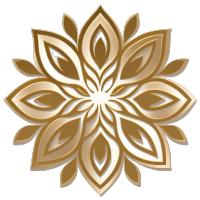 金色花朵图标