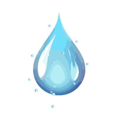 水滴插画设计