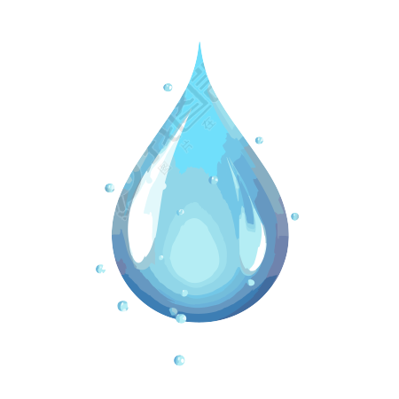 水滴插画设计