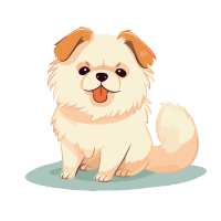 可爱向量小狗插图元素