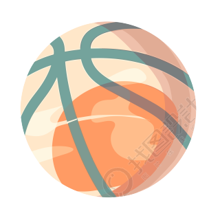 篮球矢量插画素材