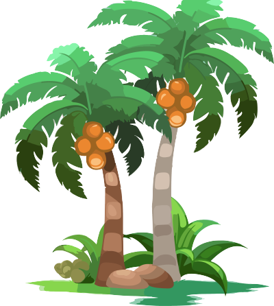 可商用高清PNG透明背景棕榈树素材