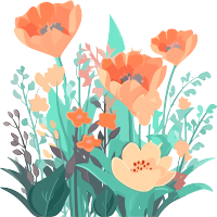 白底扁平插画设计元素PNG素材