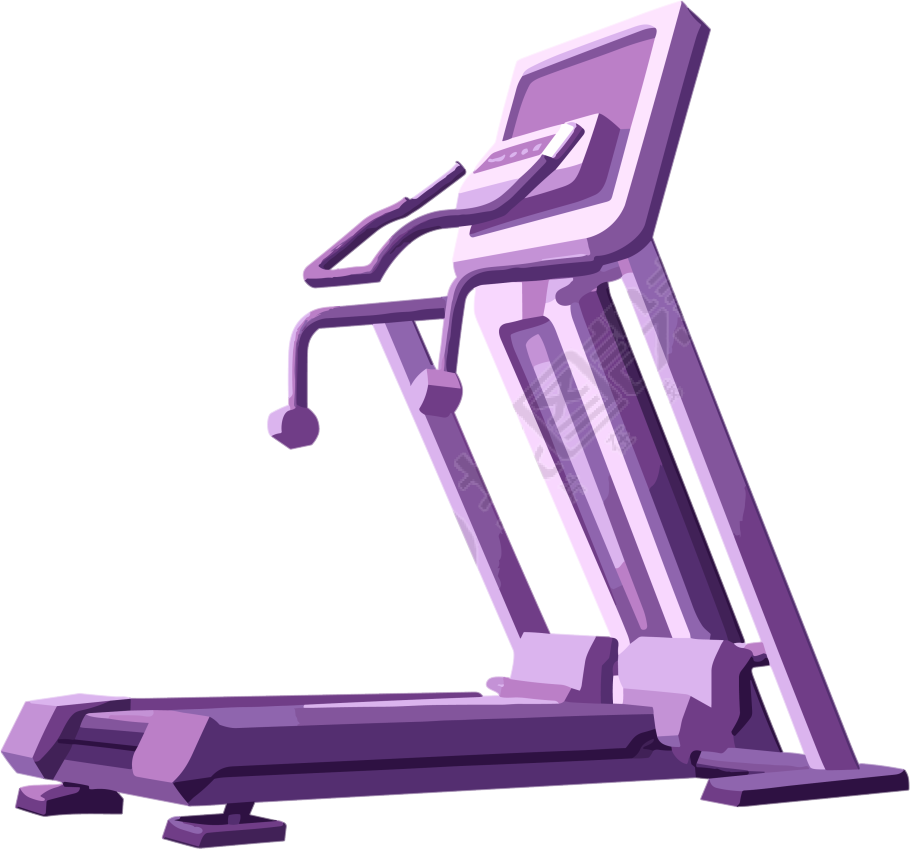 紫色运动机械