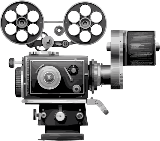 高清创意电影放映机设计元素图形素材PNG