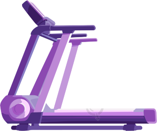 紫色运动器械透明背景高清图形素材