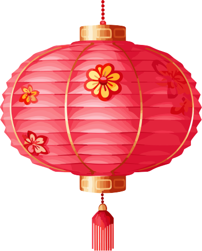 中国新年红灯笼元素