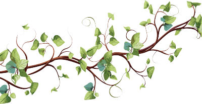 绿色植物可商用的矢量粉彩扁平插画设计素材
