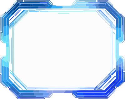 科技核心蓝色矩形模板