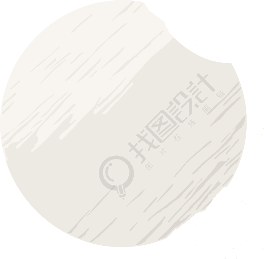 动画风格白色涂鸦纸PNG素材