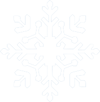 透明背景白色雪花插画素材