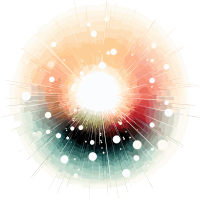 光点矢量粉彩星光扁平插画设计元素