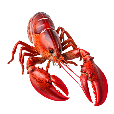 红色龙虾PNG图片元素