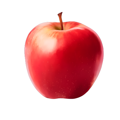可商用手绘红苹果PNG素材