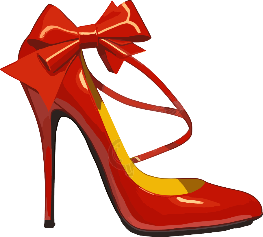 可商用红色琥珀高跟鞋动态GIF图