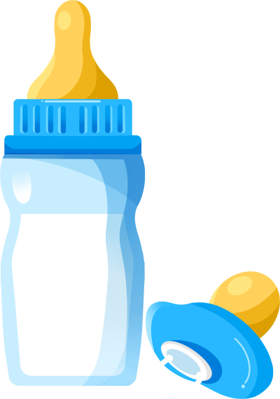 奶瓶高清透明背景PNG图形素材