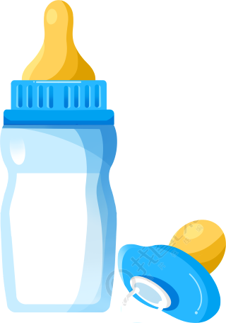 奶瓶高清透明背景PNG图形素材