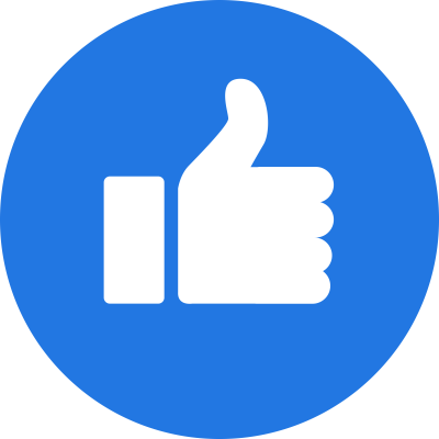 手绘社交软件点赞图标插画元素