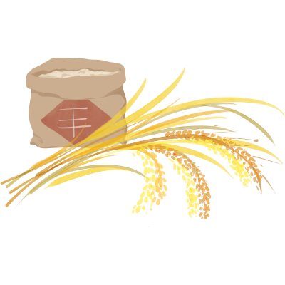 秋分麦穗丰收元素