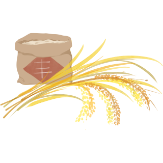 秋分麦穗丰收元素