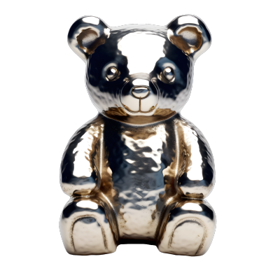 创意设计的金属泰迪熊玩具