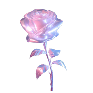 透明背景的玫瑰花高清PNG图形素材