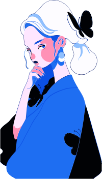 现代风格插画设计元素