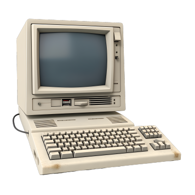 PNG图形旧式电脑高清设计元素