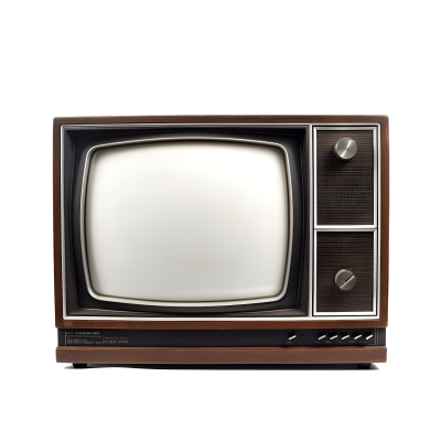 透明背景复古电视创意设计元素