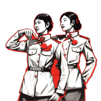创意设计奋斗女性素材PNG高清插画素材