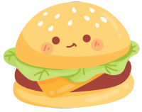 汉堡插画