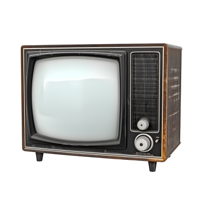 古老电视创意设计元素PNG图形素材