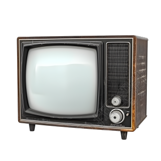 古老电视创意设计元素PNG图形素材